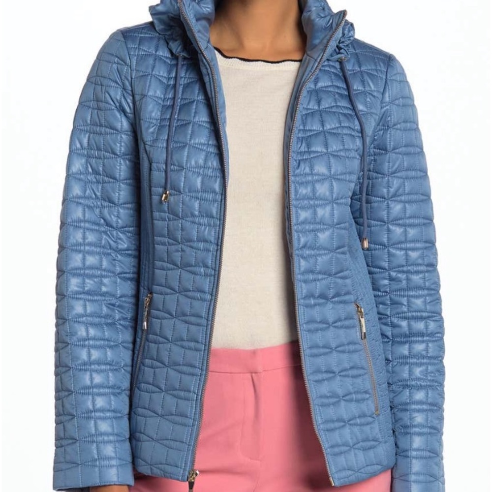 New Kate Spade Packable Hood Jacket Coat